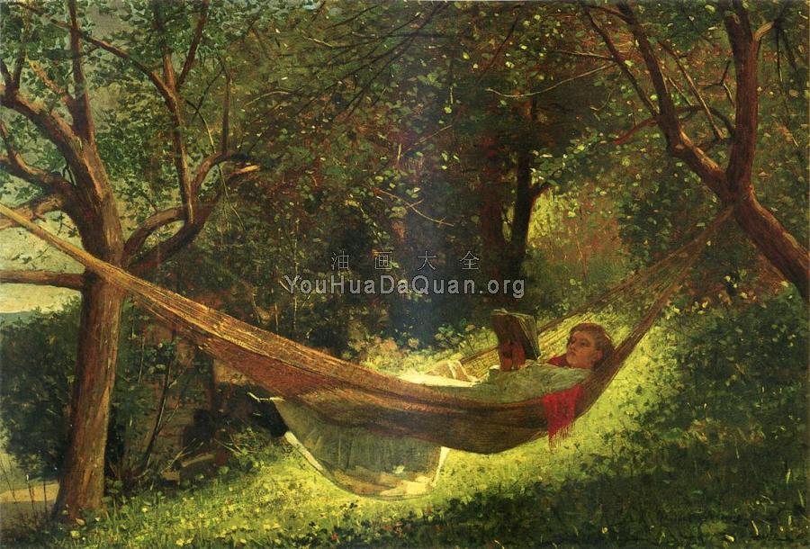 Girl in a Hammock - 温斯洛·荷默